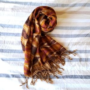 EUC Warm Tones Graphic Scarf